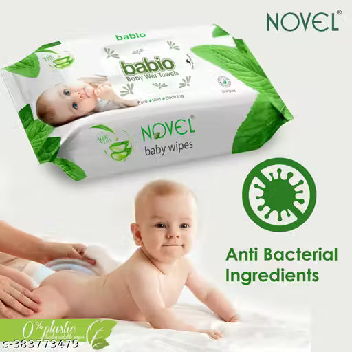 NOVEL Baby Wipes 72 Sheets/Pack of 6 (432 Wipes)