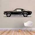 Artistic Decals Car Wall Sticker for Living Room, Bedroom, Kids Room, Big size sticker, 3D sticker, PVC vinyl wall sticker, Mountain jeeps, Racing car
