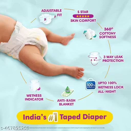 Pampers New born 24pcs Active Baby Taped