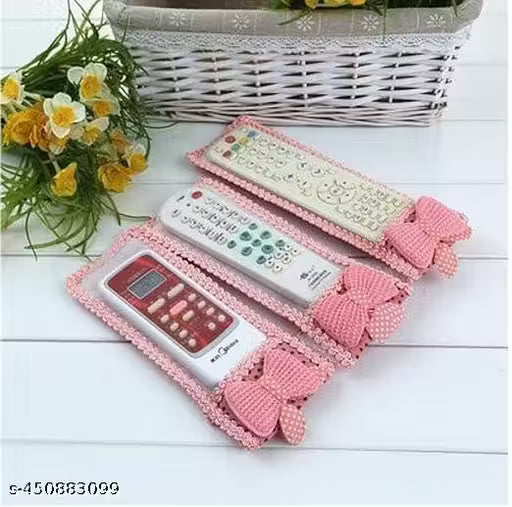 3 Sizes Bow knot TV Remote Control Case Condition Remote Control Cover